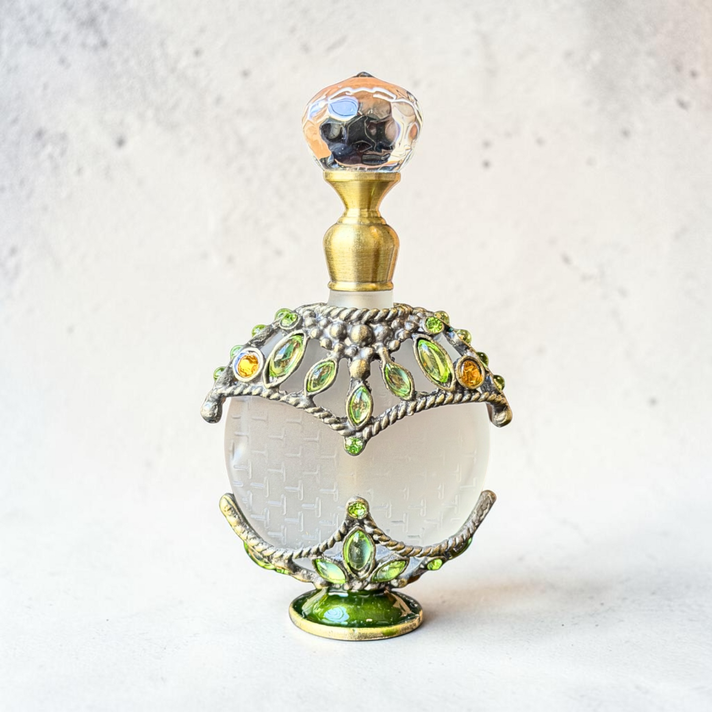 Amica Pure Perfume Oil - Green and Gold Bottle 10ml