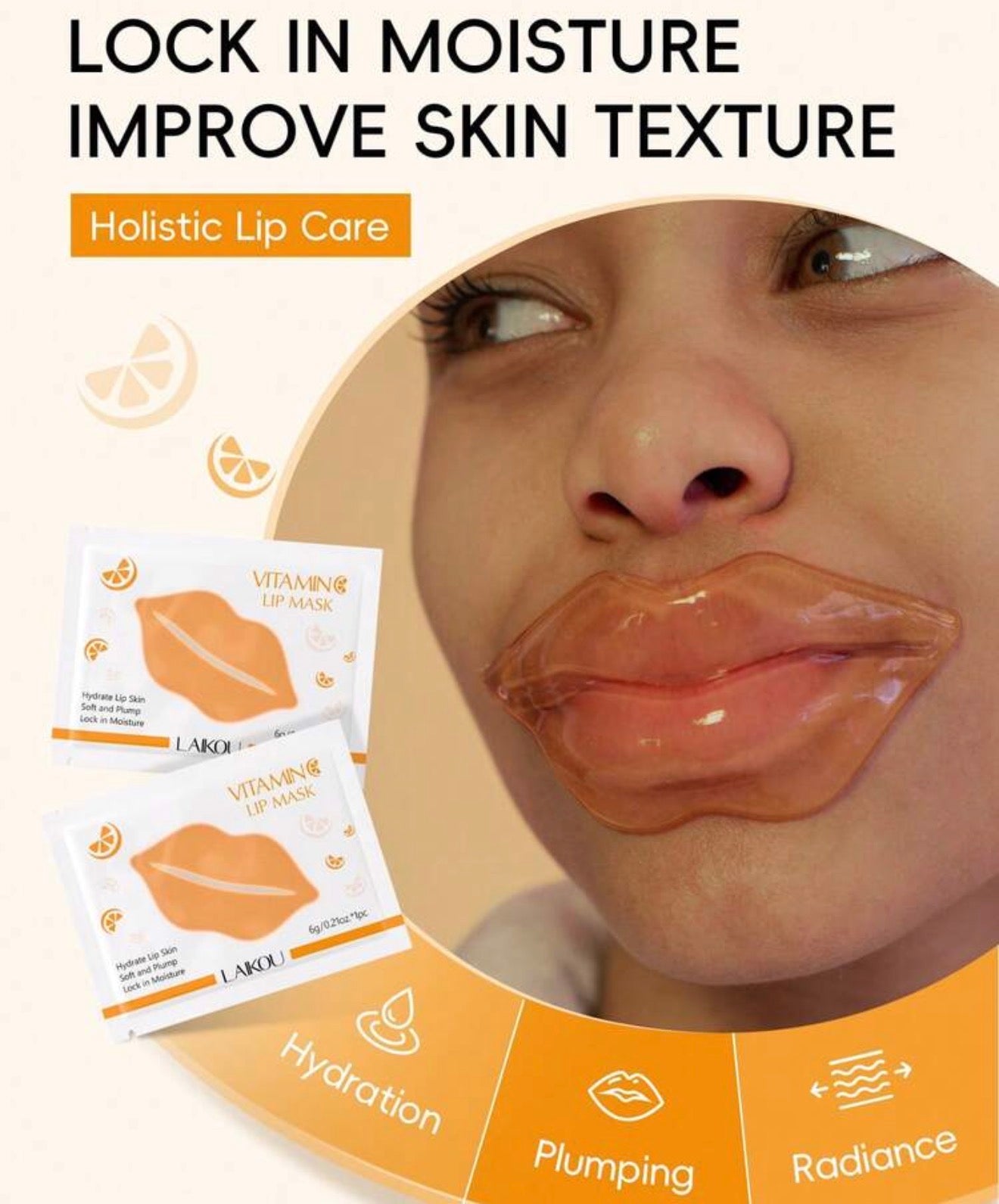 LAIKOU Vitamin C Lip Mask - Single Mask