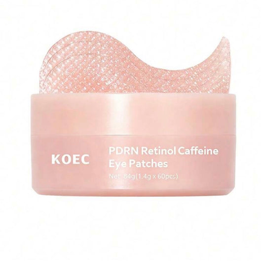 KOEC PDRN Retinol Caffeine Under Eye Patches - 60 pieces