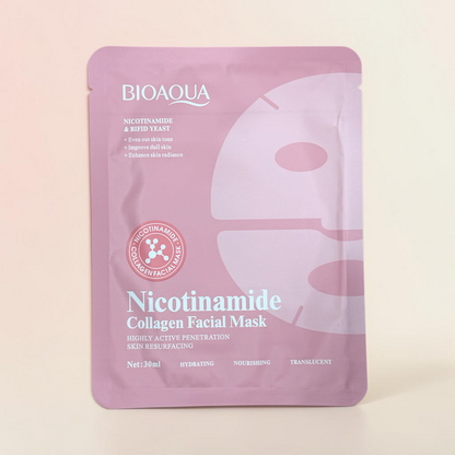 BIOAQUA Nicotinamide Face Mask - Single Mask