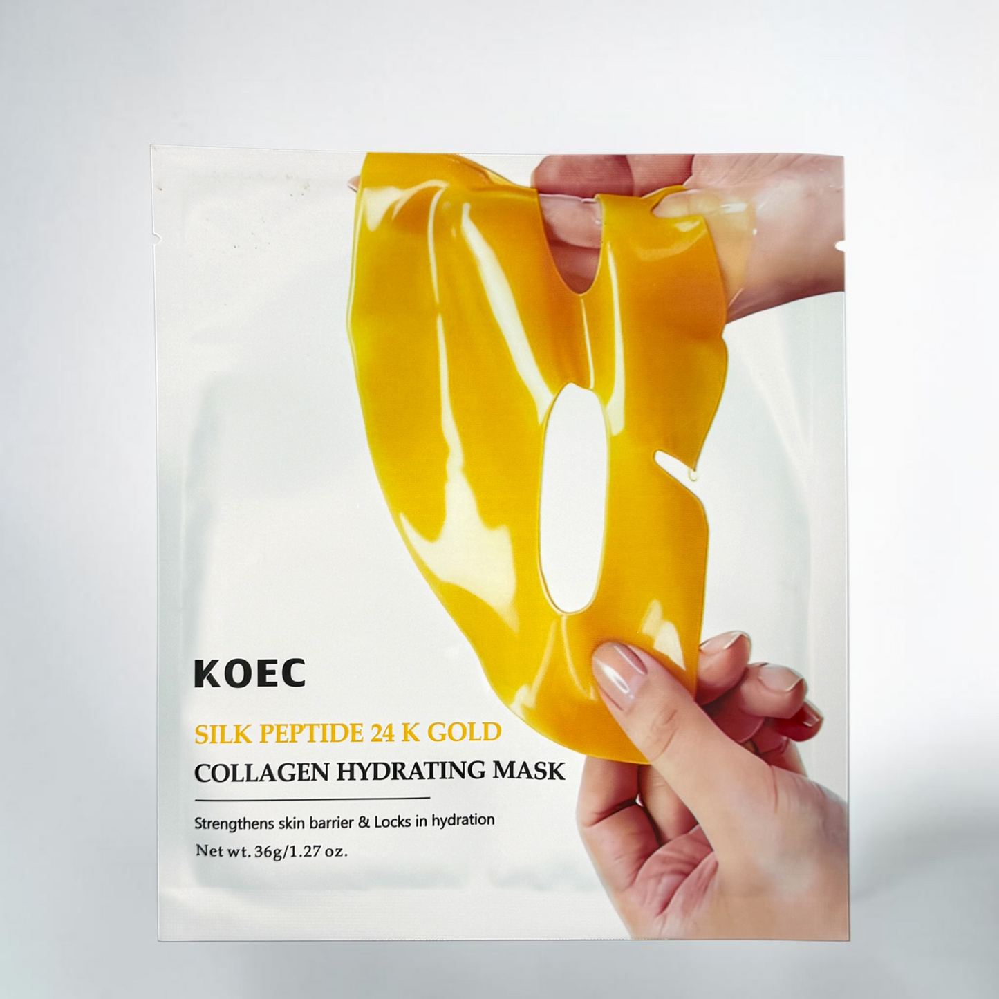 KOEC Silk Peptide 24K Gold Collagen Hydrating Mask - Single Mask