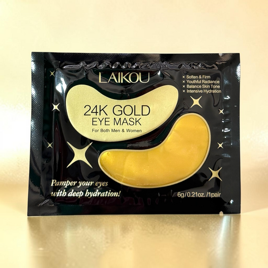LAIKOU 24K Gold Eye Mask - 1 Pair