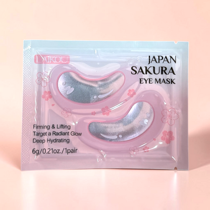 LAIKOU Japan Sakura Eye Mask - 1 Pair