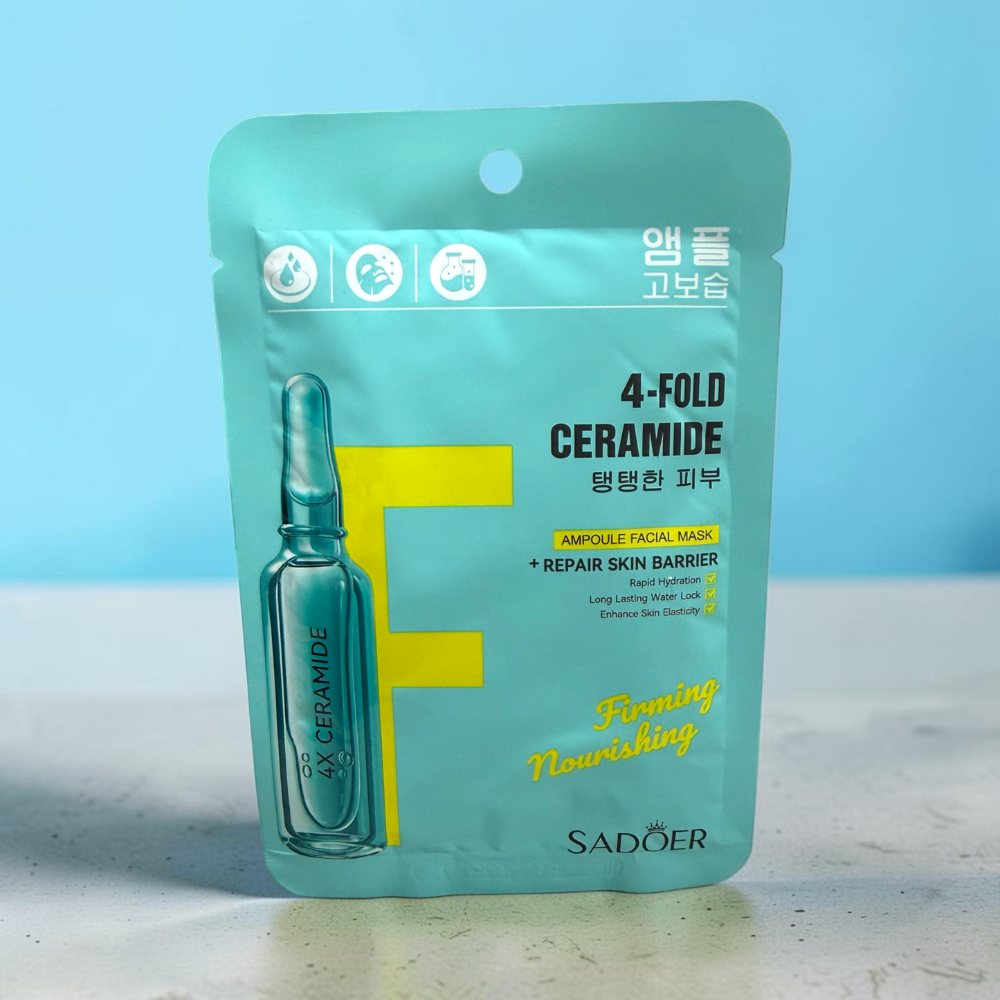 SADOER 4-Fold Ceramide Ampoule Sheet Mask