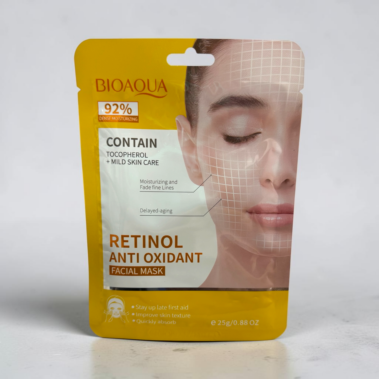 BIOAQUA Retinol Antioxidant Sheet Mask