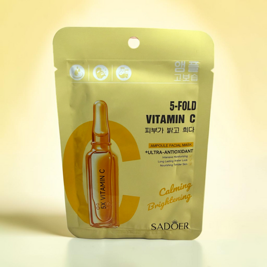 SADOER 5-Fold Vitamin C Ampoule Sheet Mask